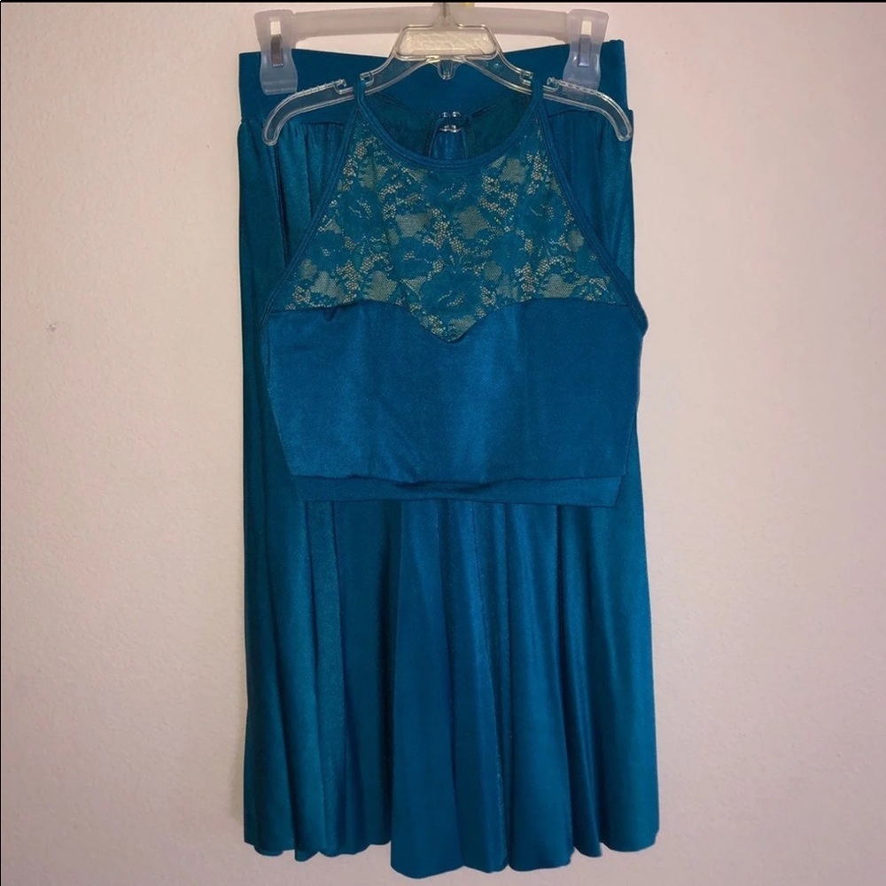 Blue Contemporary/Lyrical Dance Costume